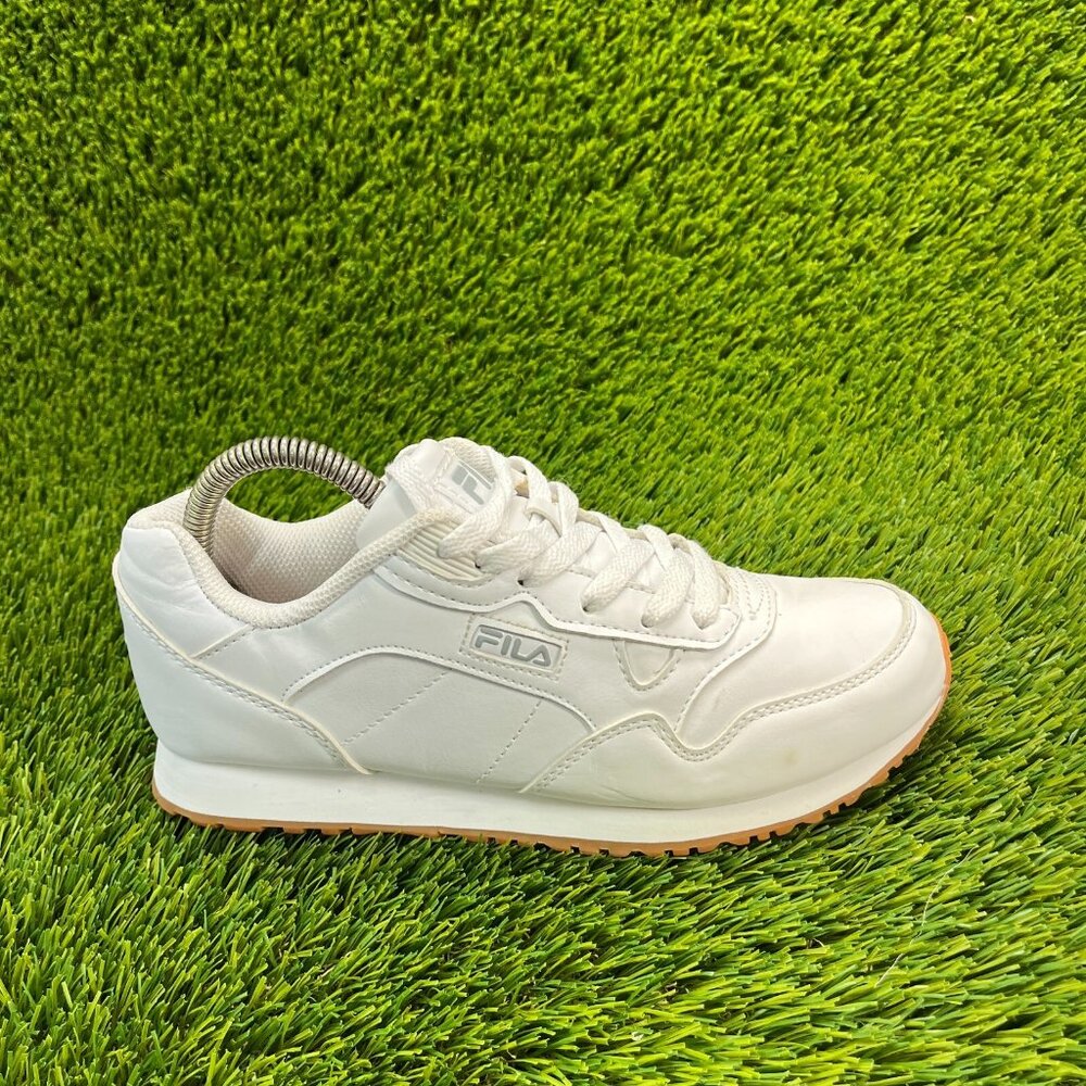 Fila Cress Limited Edition Boys Size 6 White Walking Casual Shoes Sneakers